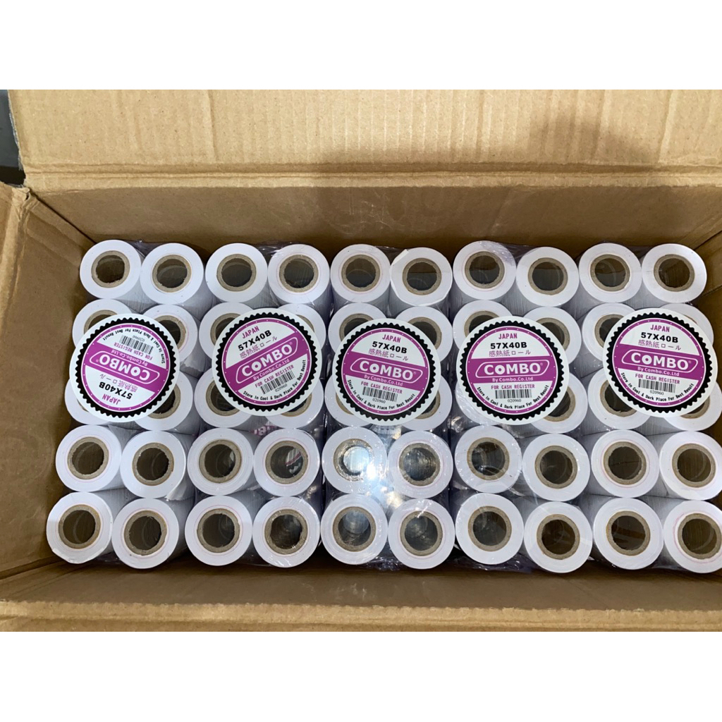 

Thermal kasir 57x40 COMBO (1 pack isi 10roll)