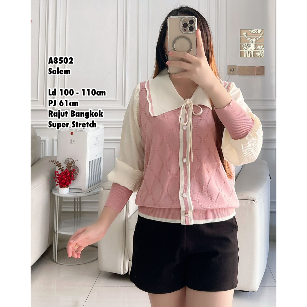 KLOWI-ATASAN WANITA JUMBO-ATASAN WANITA RAJUT-BLUS RAJUT-BLUS RAJUT IMPORT-BLUS RAJUT BANGKOK