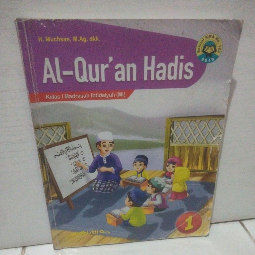 BUKU AL QURAN HADIS KELAS 1 SD/MI SESUAI KMA 2019