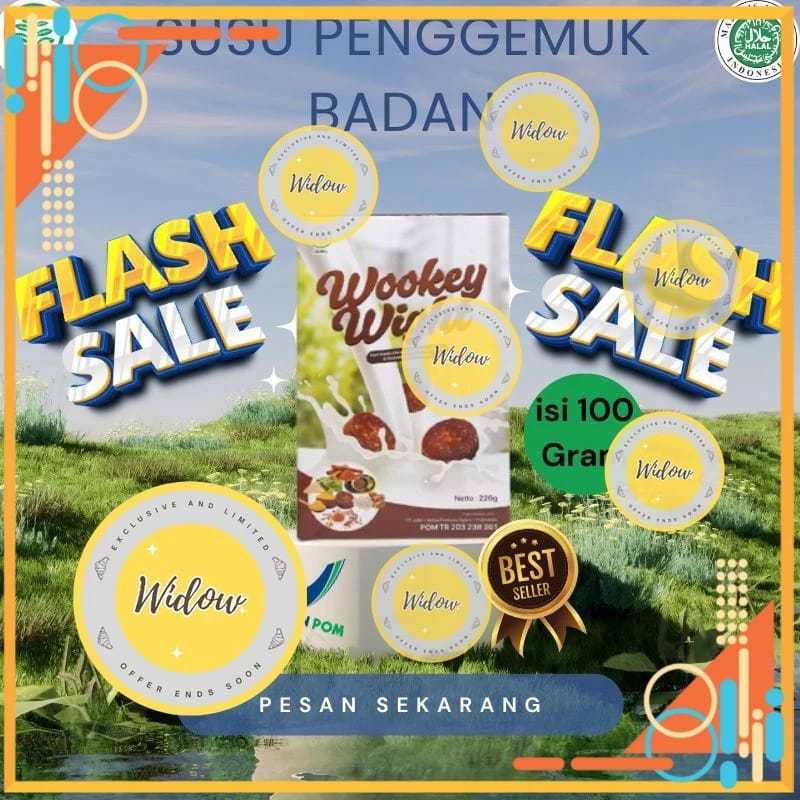 

PROMO TERLARIS!! Wookey Wight Susu Gemuk Badan Wookey Weight Penambah Berat Badan