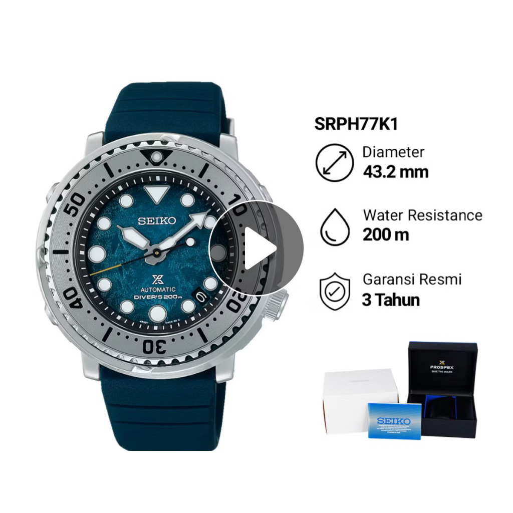 Seiko Prospex SRPH77K1 Penguin Baby Tuna Save the Ocean