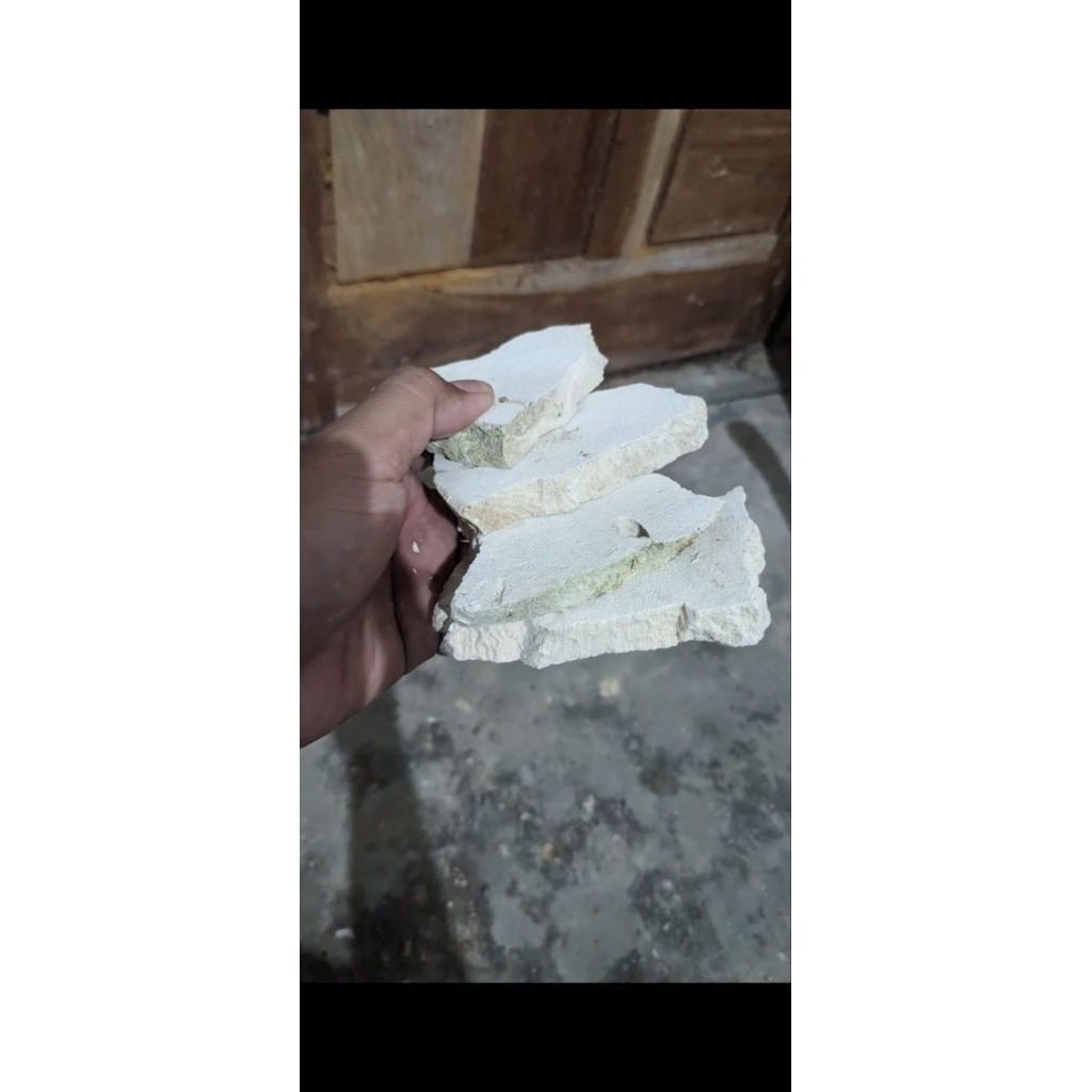 flat dead rock bahan scaping reef tank [1/2 kg]