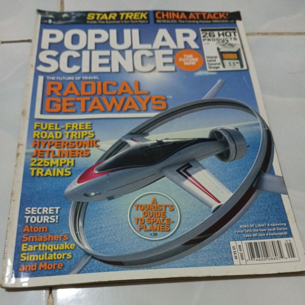 Majalah POPULAR science Radical GETAWAYS