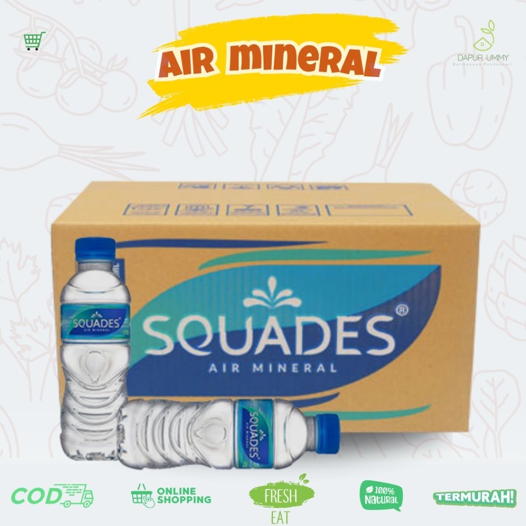 

SQUADES • Air Mineral 24 Botol • 330ml