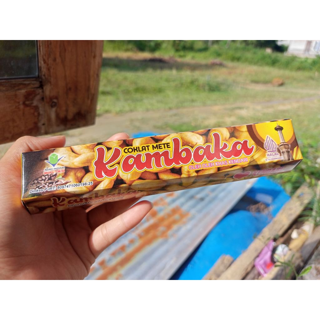

coklat mete kambaka batang 125 g khas kendari