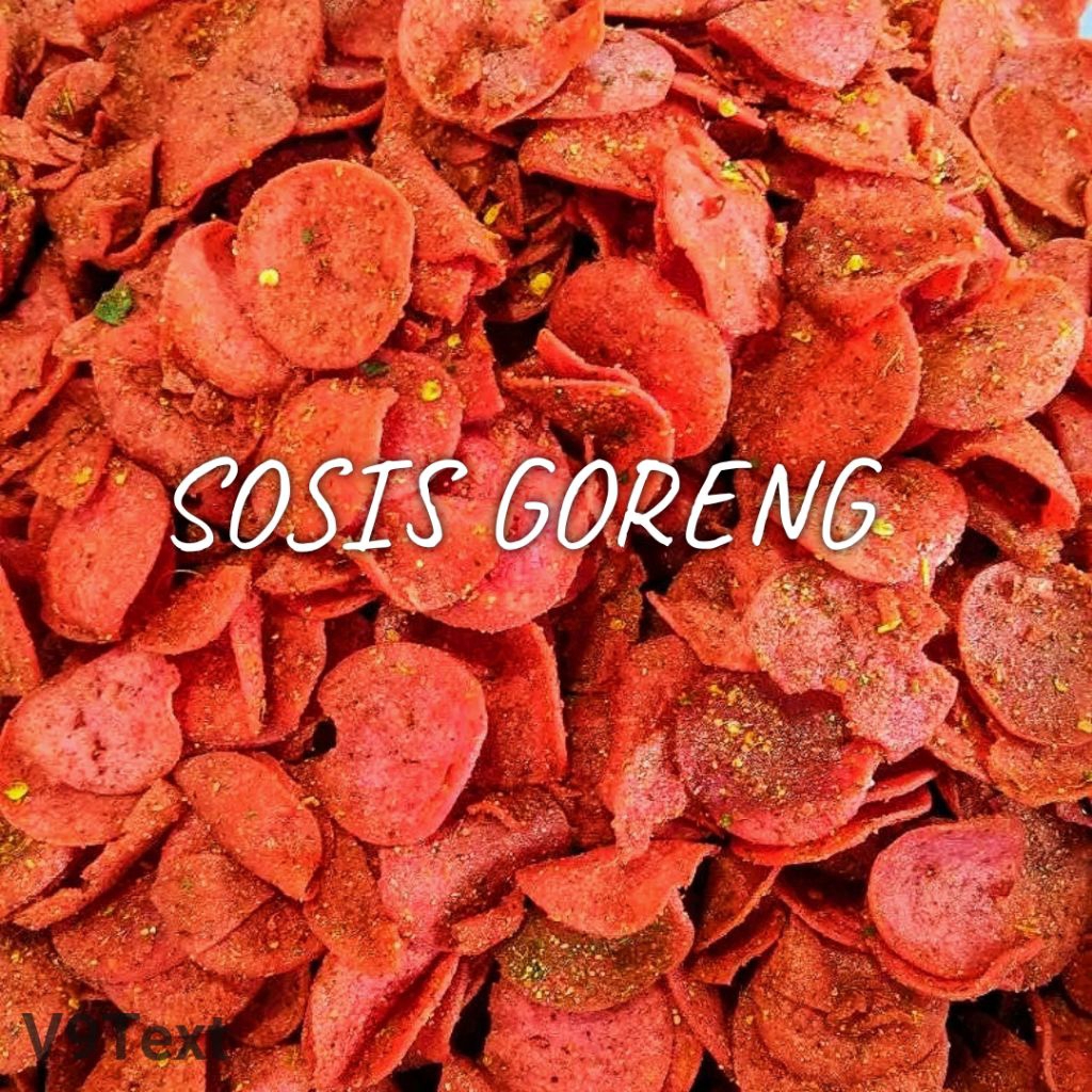 

Keripik Sosis Goreng Pedas 500gr | Camilan Kering Kekinian | Snack Sosis murah