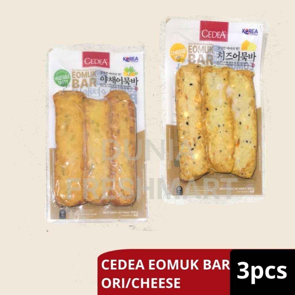 

CEDEA EOMUL BAR RAS ORIGINAL/KEJU ISI 3PCS ODENG KOREA FROZEN FOOD