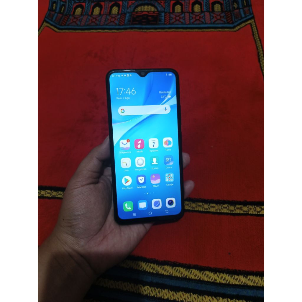 vivo y19 garansi resmi ram 6gb 128gb ori ya bagus normal hp bekas murah