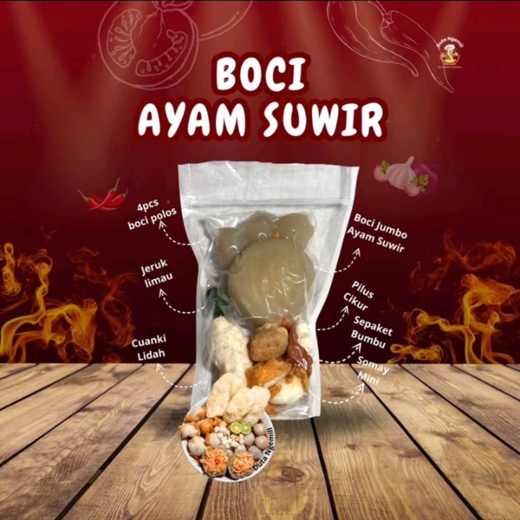 

BEST SELLER BASO ACI JUMBO AYAM SUWIR MERCON 1 BUNGKUS TERMURAH/BELI 5 PCS GRATIS 1 PCS