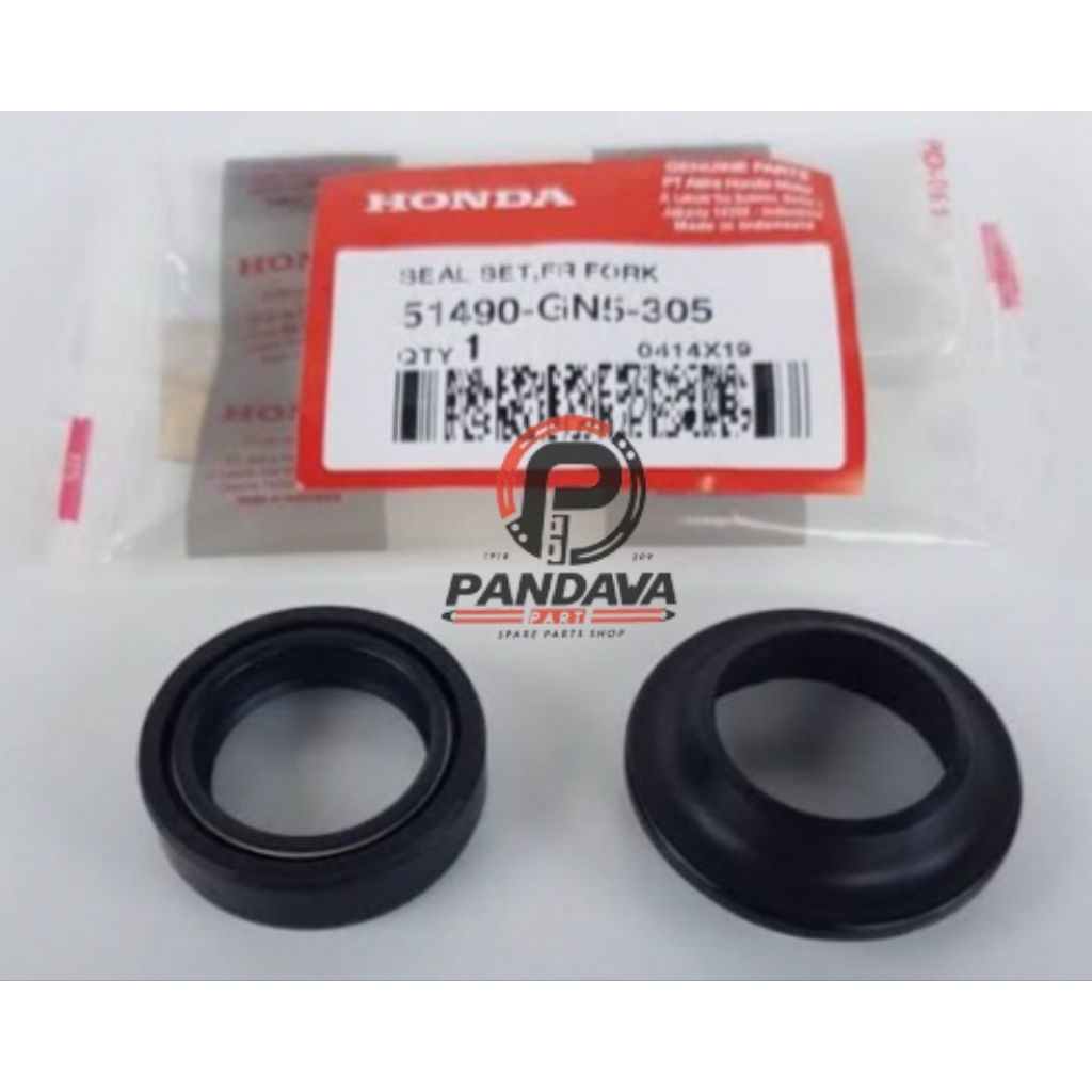 51490GN5305 / 51490KGH901 SEAL SHOCK DEPAN SEL SIL SOK DEPAN HONDA BEAT SCOOPY VARIO  GRAND SUPRA X 