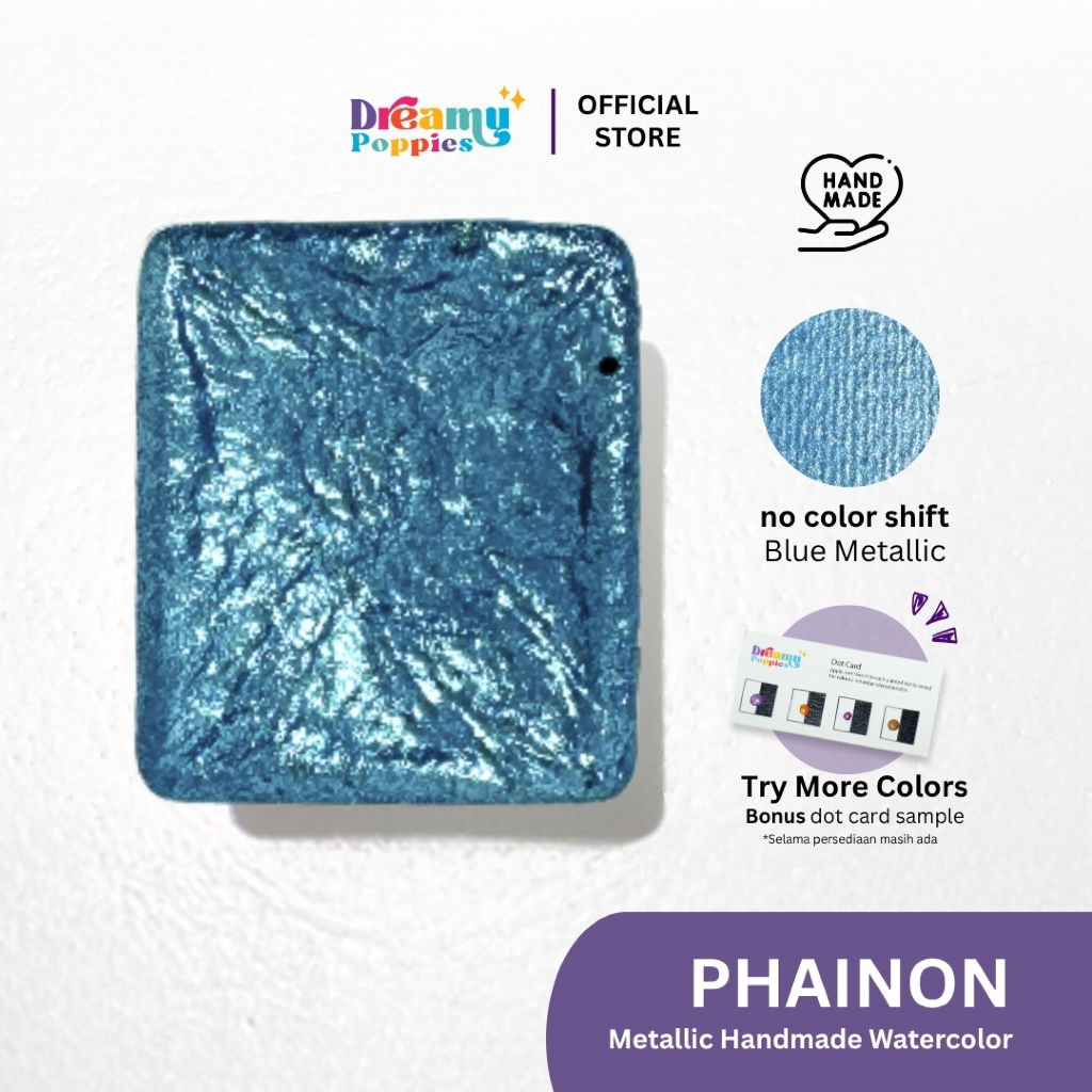 

Dreamy Poppies Phainon Honkai Star Rail Inspired Handmade Mettalic Watercolor