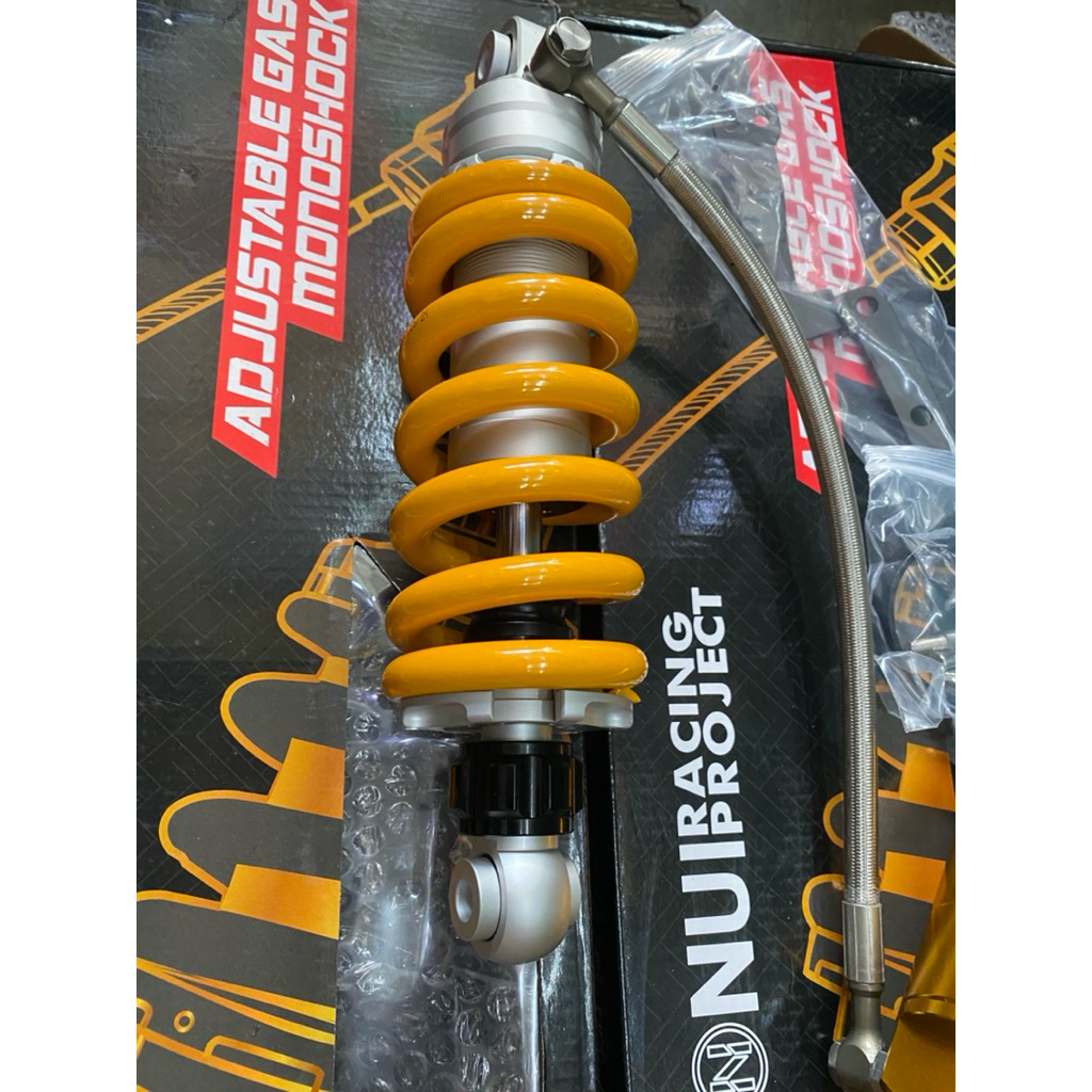 Mono shock ninja rr 150 tabung pisah shock Nui Racing klik rebound mono shock ride it click Nui Raci