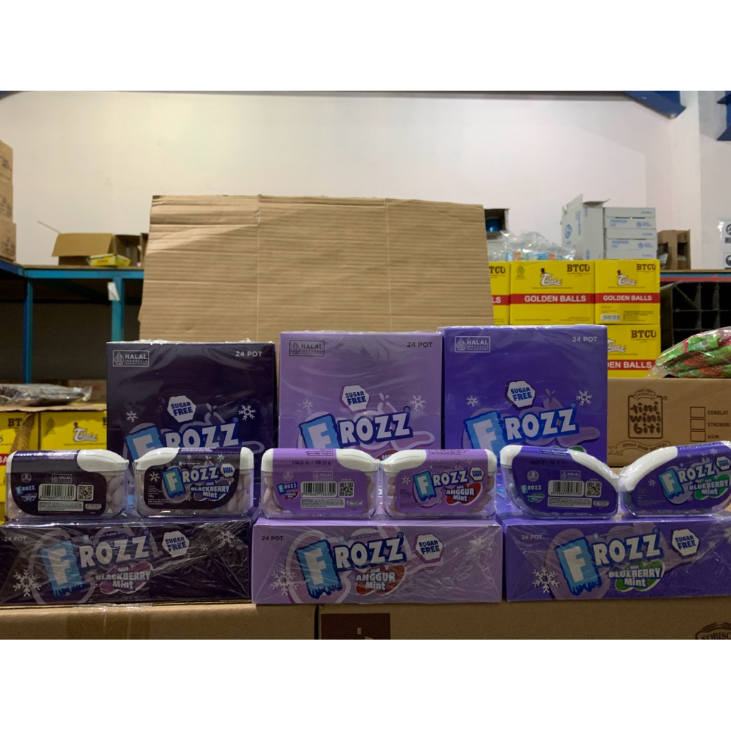 

Permen Frozz Sugar Free Rasa Blackberry, Anggur, Dan Blueberry