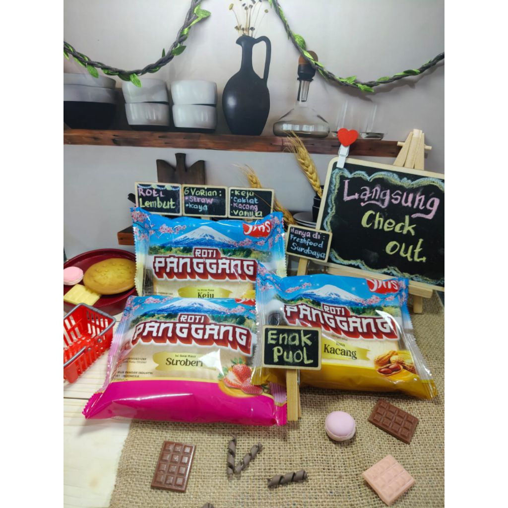 

Roti panggang Lembut Yins Dijamin enak aneka rasa 65gram