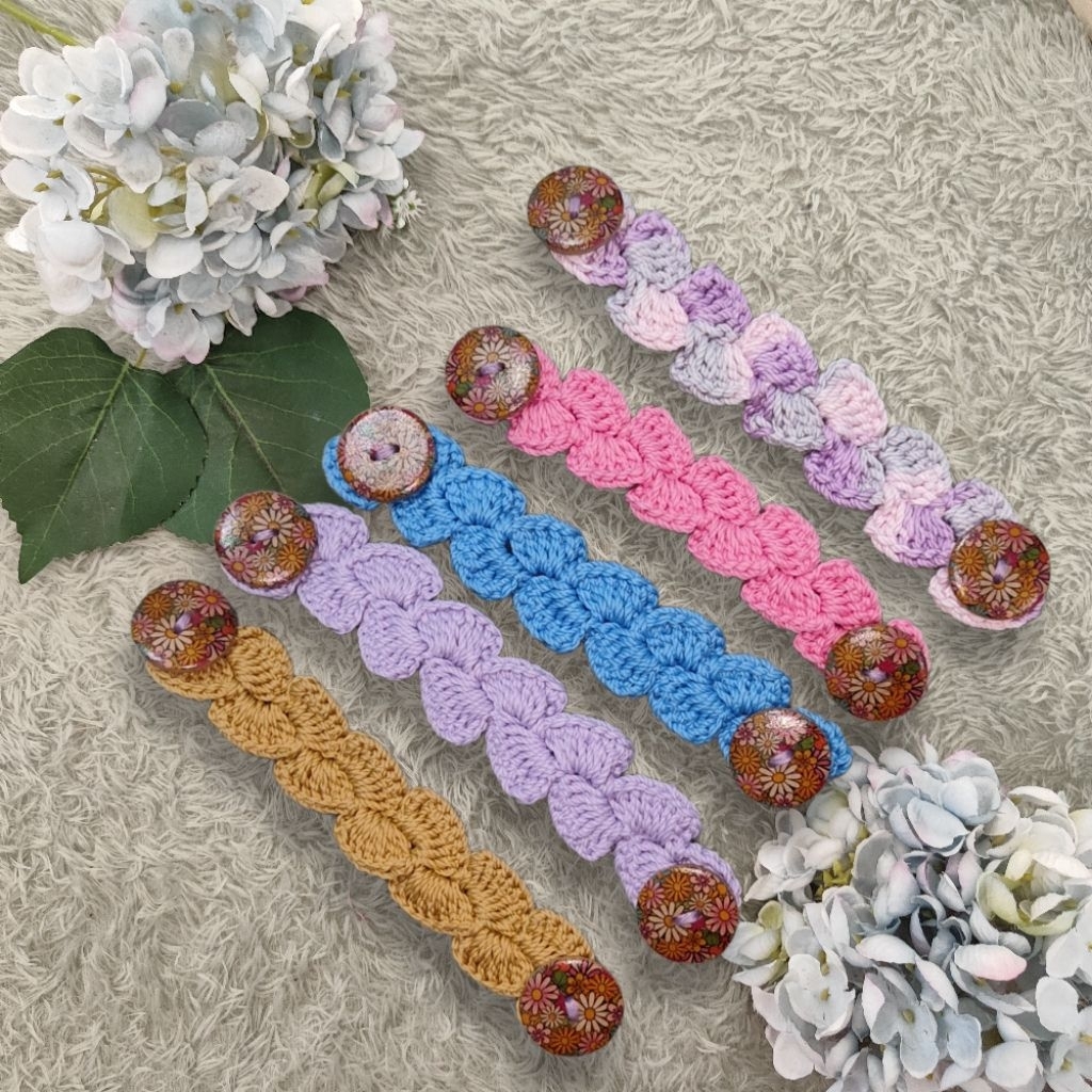 Konektor Masker/Strap Masker/Konektor Masker Hijab/Konektor Masker Rajut