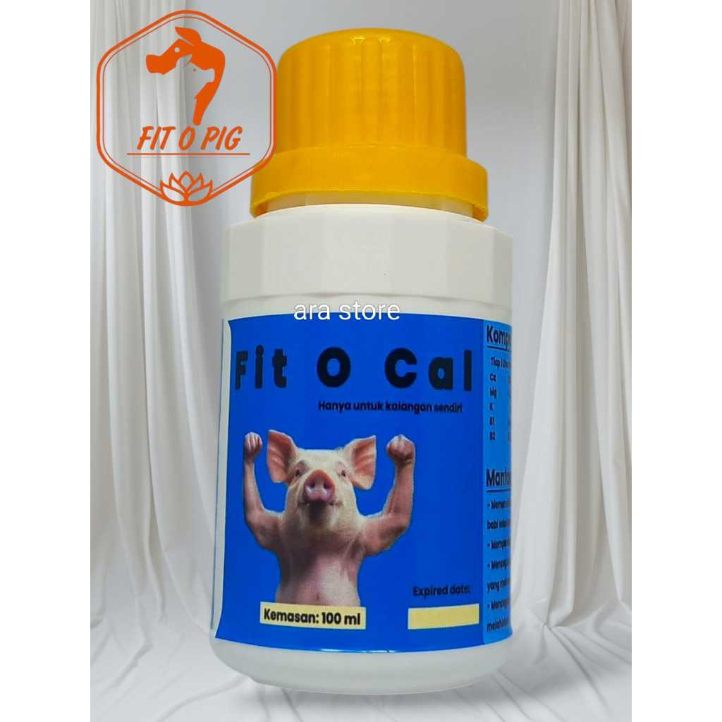 FIT O CAL |SUPLEMEN PAKAN TERNAK| CALCIUM, KALSIUM TERNAK BABI