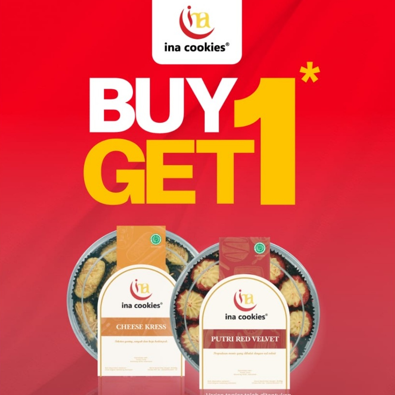 

Kue Kering INA COOKIES ORIGINAL Beli 2 LEBIH MURAH