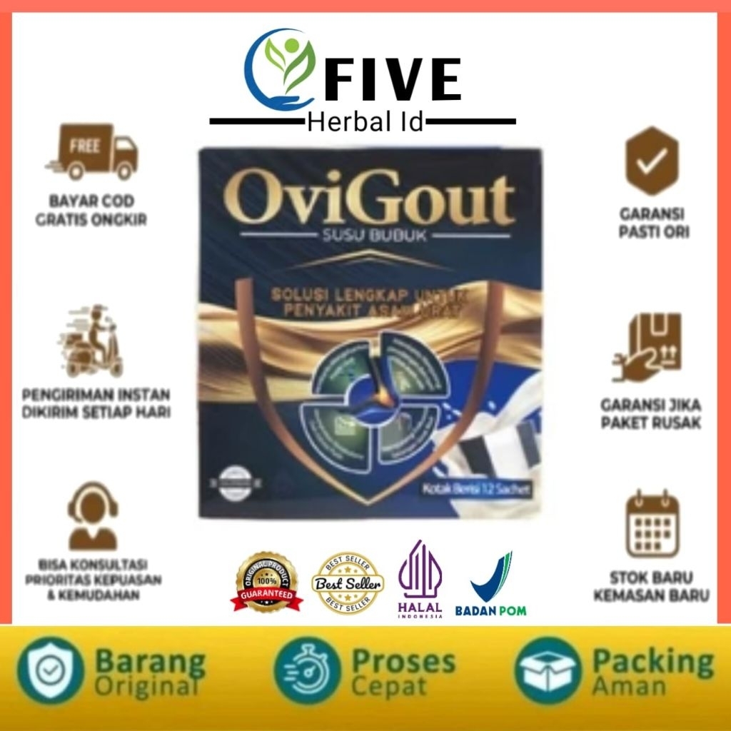 

OVIGOUT SUSU ORIGINAL ATASI NYERI SENDI ASAM URAT ISI 12 SACHET