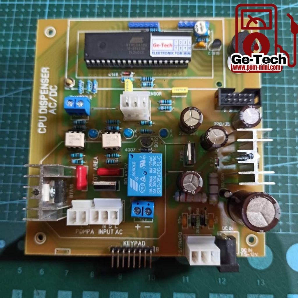 CPU Pom Mini Ac/Dc PCB Fiber Tebal Program Pertamini versi terbaru