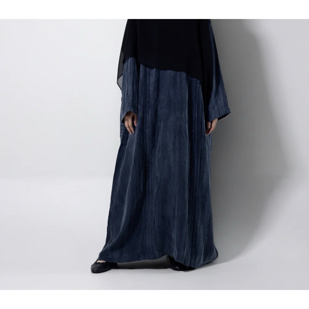 TAZA LABEL NWT Teeqa Abaya Exclusive Plain Gamis Bahan Nubuck New With Tag