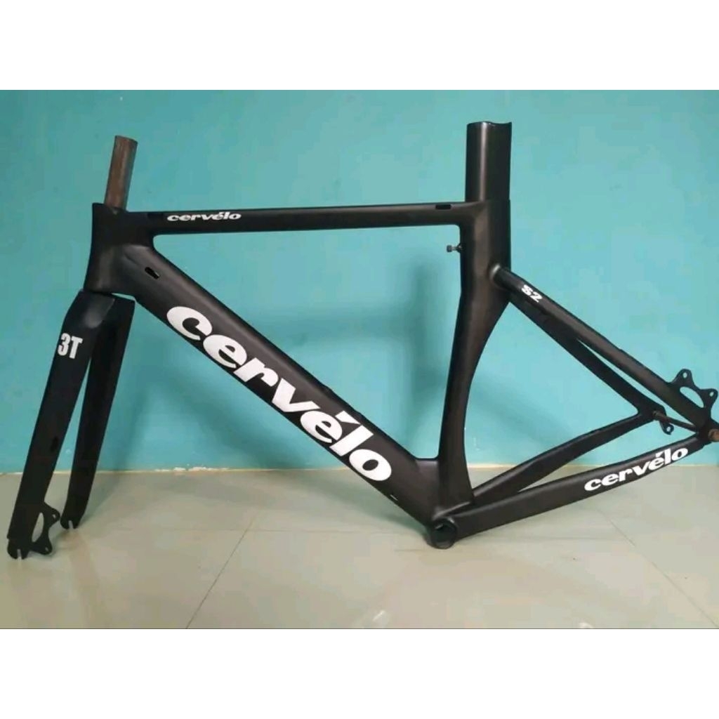 frameset Cervelo hitam