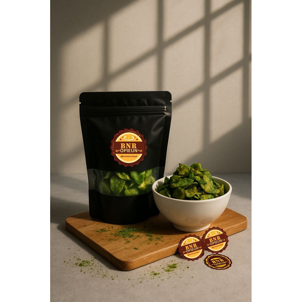 

Keripik Singkong Pedas Cabe Hijau 70g – Potongan Tebal