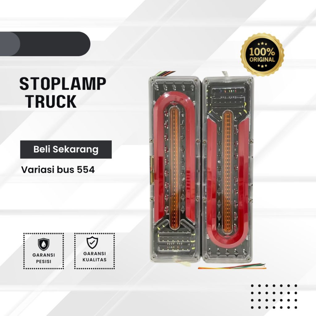 variasi stoplamp lampu belakang rem truk truck trek 24 volt