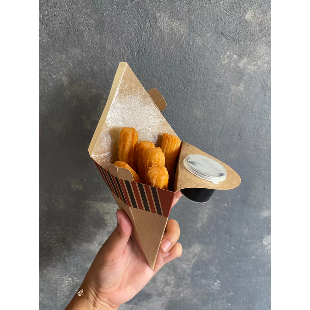 

Box Kentang Goreng Dus Churros Ayam French Fries