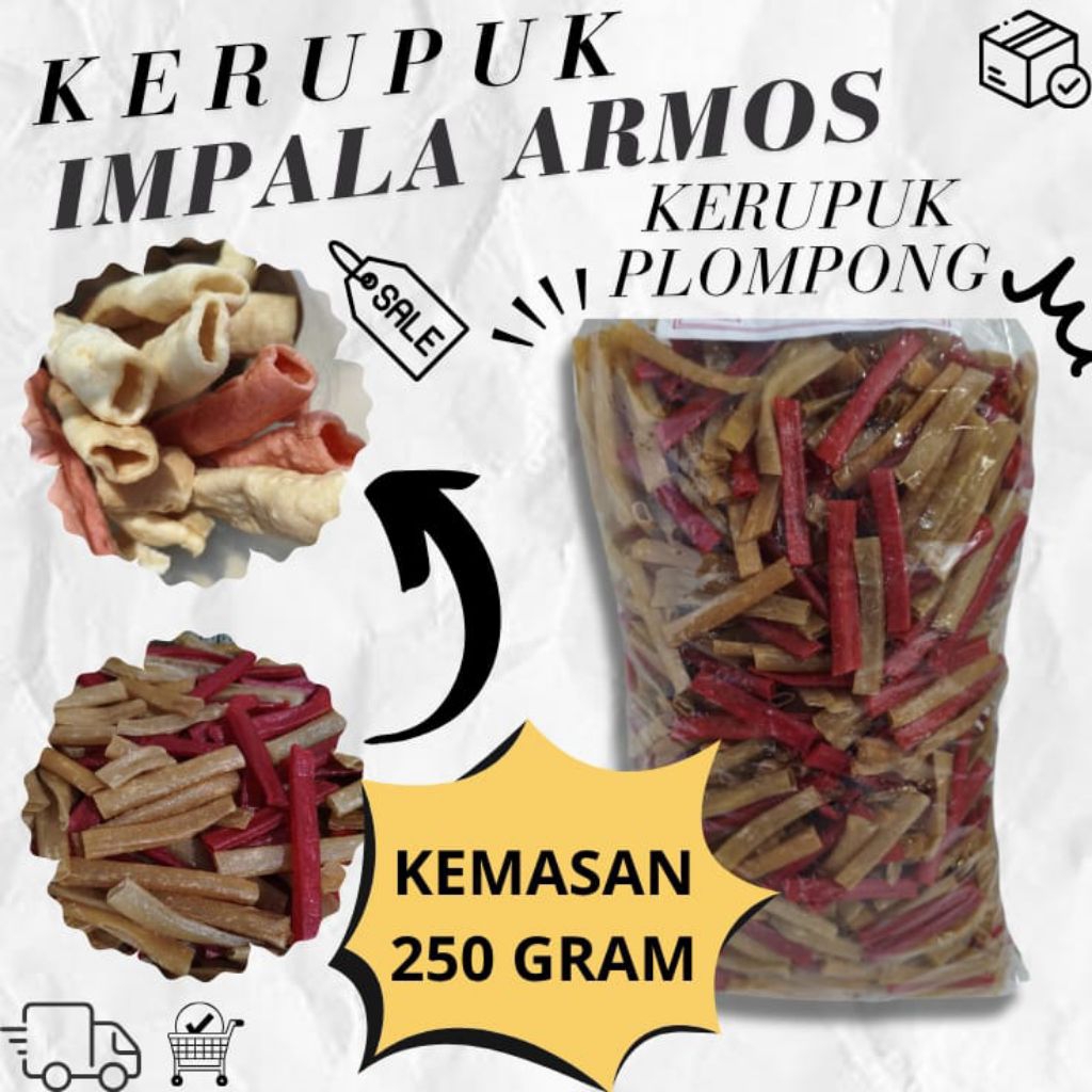 

KERUPUK IMPALA/PLOMPONG kemasan 250gram