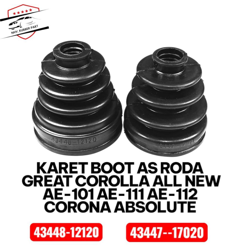 Karet Boot As Roda Cv Joint GREAT COROLLA ALL NEW GREAT COROLLA AE-101 AE-111 AE-112
