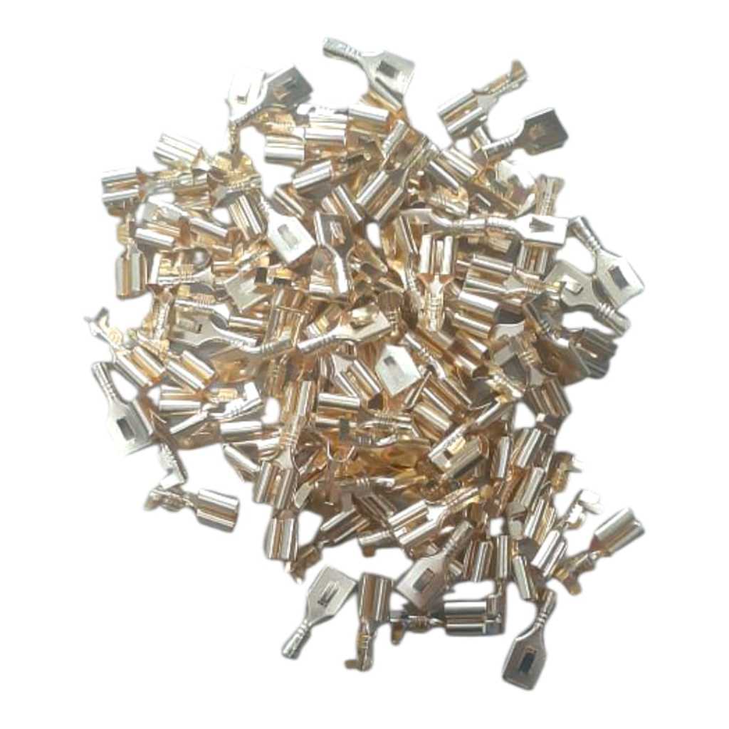 skun terminal cewe female terminal gepeng terminal soket klakson 100pcs