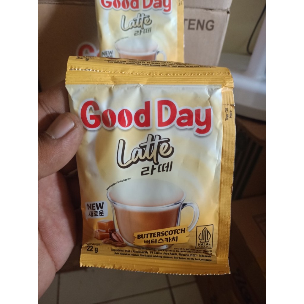 

Good Day Latte Butterscotch Kopi Good Day Korea 10 SASET