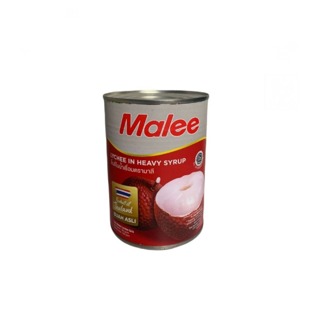 

malee canned fruit lychee kaleng 565 gram