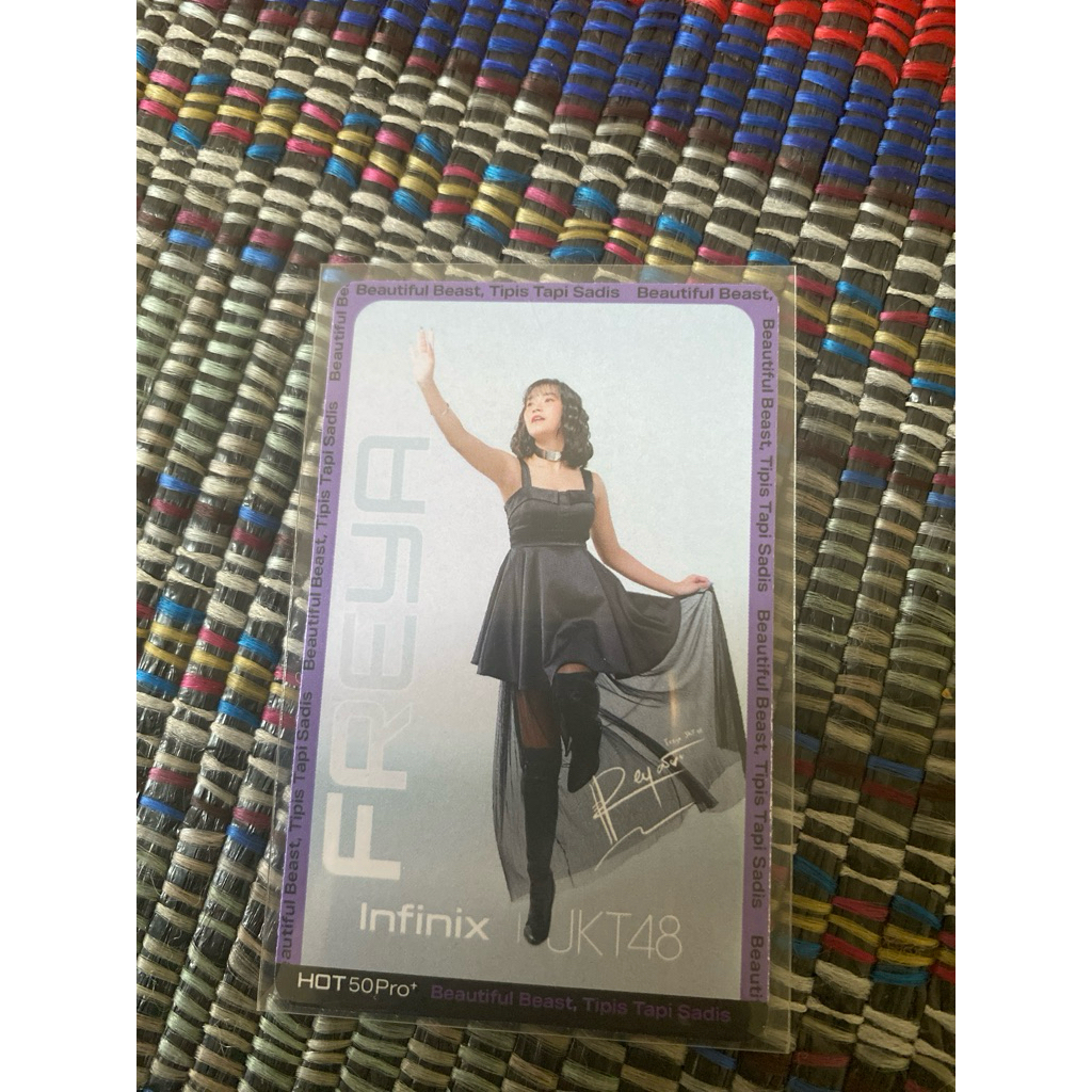 Photocard Original JKT48 Limited Edition Freya JKT48 X Infinix