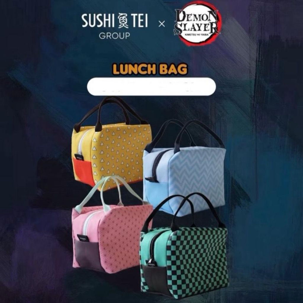 Official Demon Slayer Lunch Bag, Sushi Tei Group
