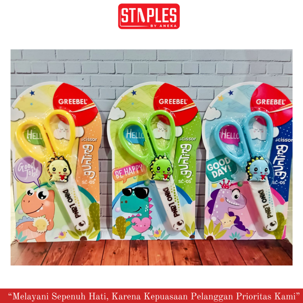 

Greebel Gunting Scissor Karakter Lucu (SC- 05) / Gunting Sekolah Mini Stainless Anti Karat Nyaman Digunakan