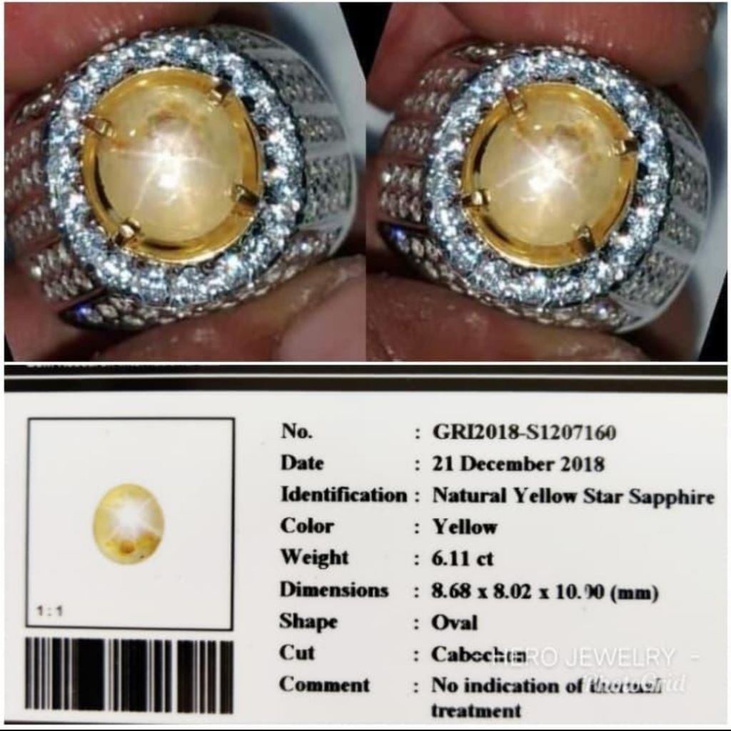 Unheatead Yellow Star Sapphire Ceylon Safir Srilanka Ada garnet tsavorite topaz alexandrite chrysobe