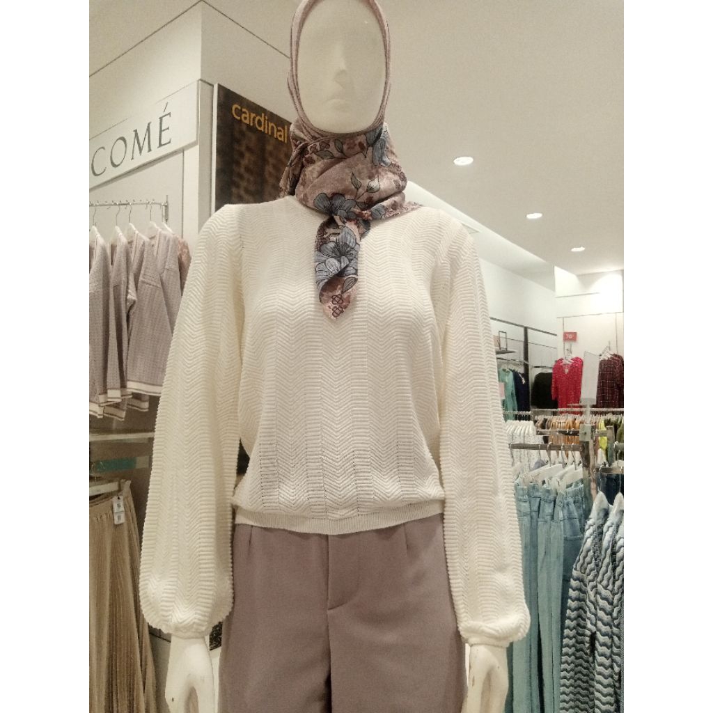 COME BLOUSE RAJUT Wanita Lengan Balon original brand matahari New Arival