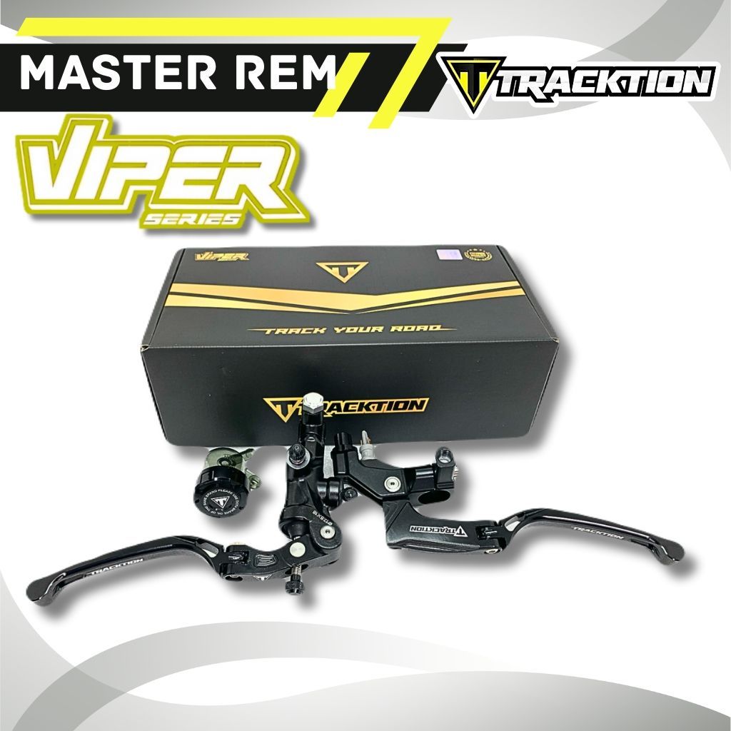 [ TRACKTION ] Master Rem Pump Radial Tracktion Viper Universal | Handle Master Pum TAD Racing