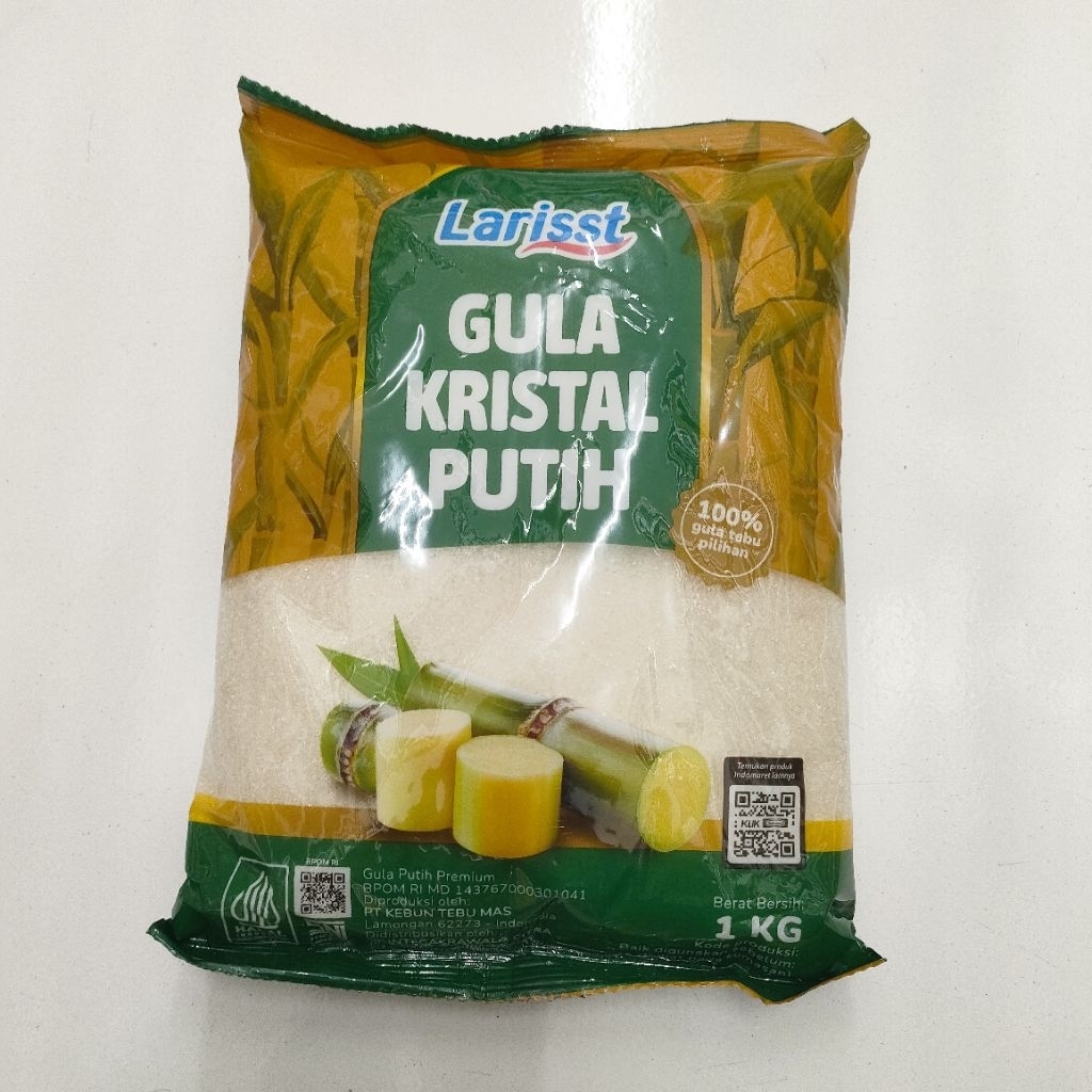 

Larist Gula Pasir| Gula tebu murni 1kg
