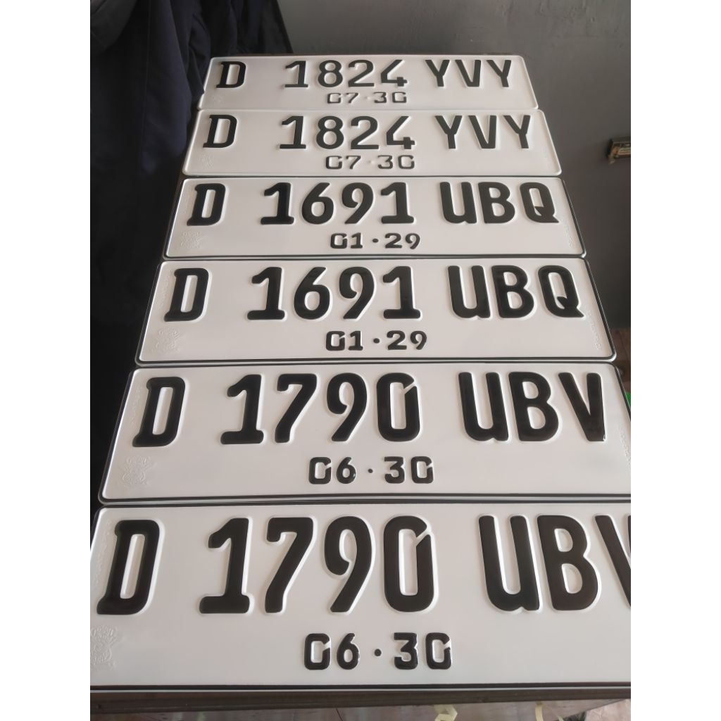 plat nomor mobil | variasi plat | variasi