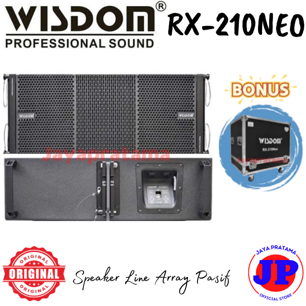 Wisdom RX210 Neo Speaker Line Array Pasif Original Wisdom RX-210Neo Speaker Array Pasif