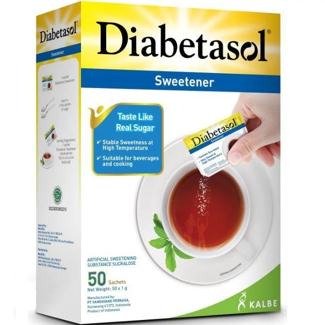

Diabetasol Gula 50sach
