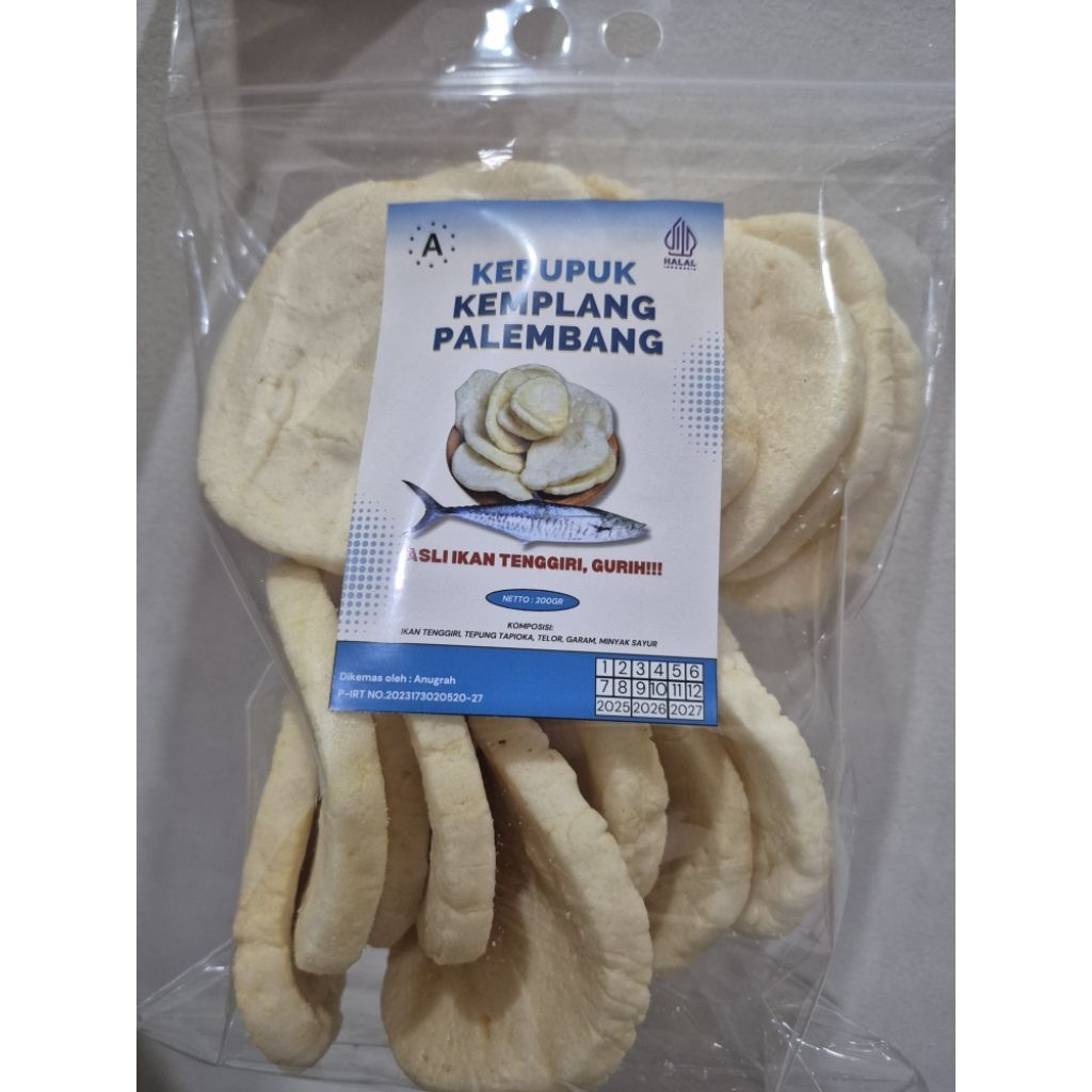 

Kerupuk Kemplang Ikan Tenggiri Super 200 Gr