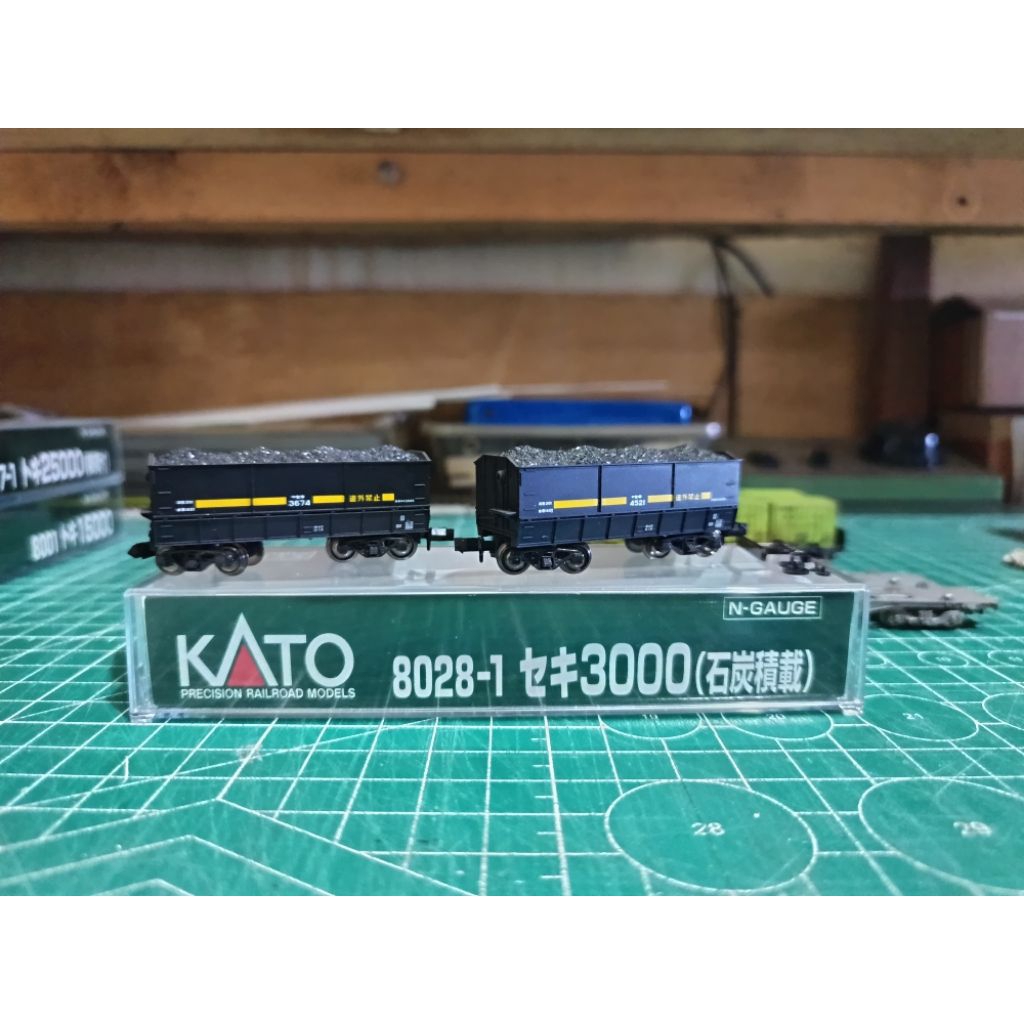 KATO N SCALE 8028-1 SEKI 3000 COAL FREIGHT