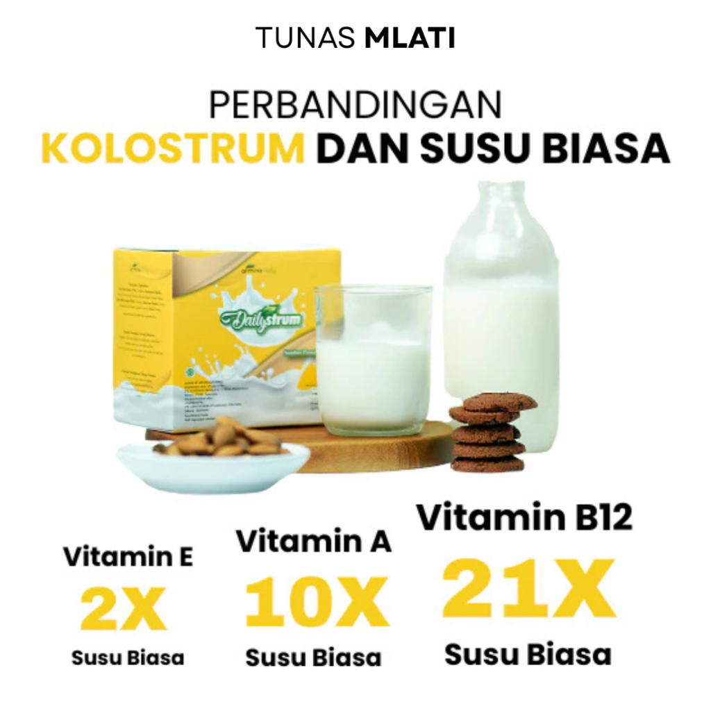

TUNAS MLATI Susu DailyStrum Atau Susu Kolostrum Armina Daily 1 Box Isi 10 Sachet