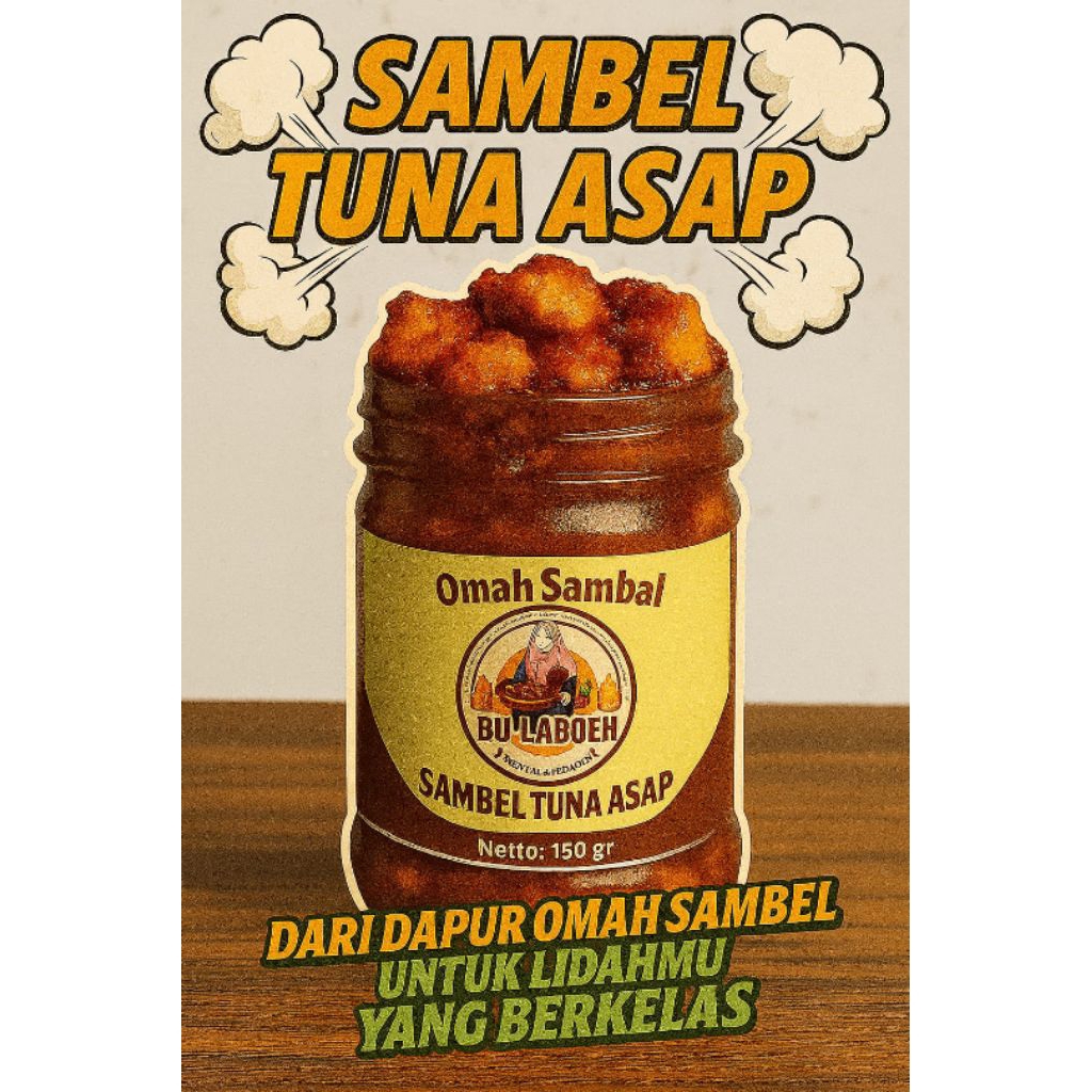 

New! Sambel geprek, cakalang, tuna, cumi, teri, ijo