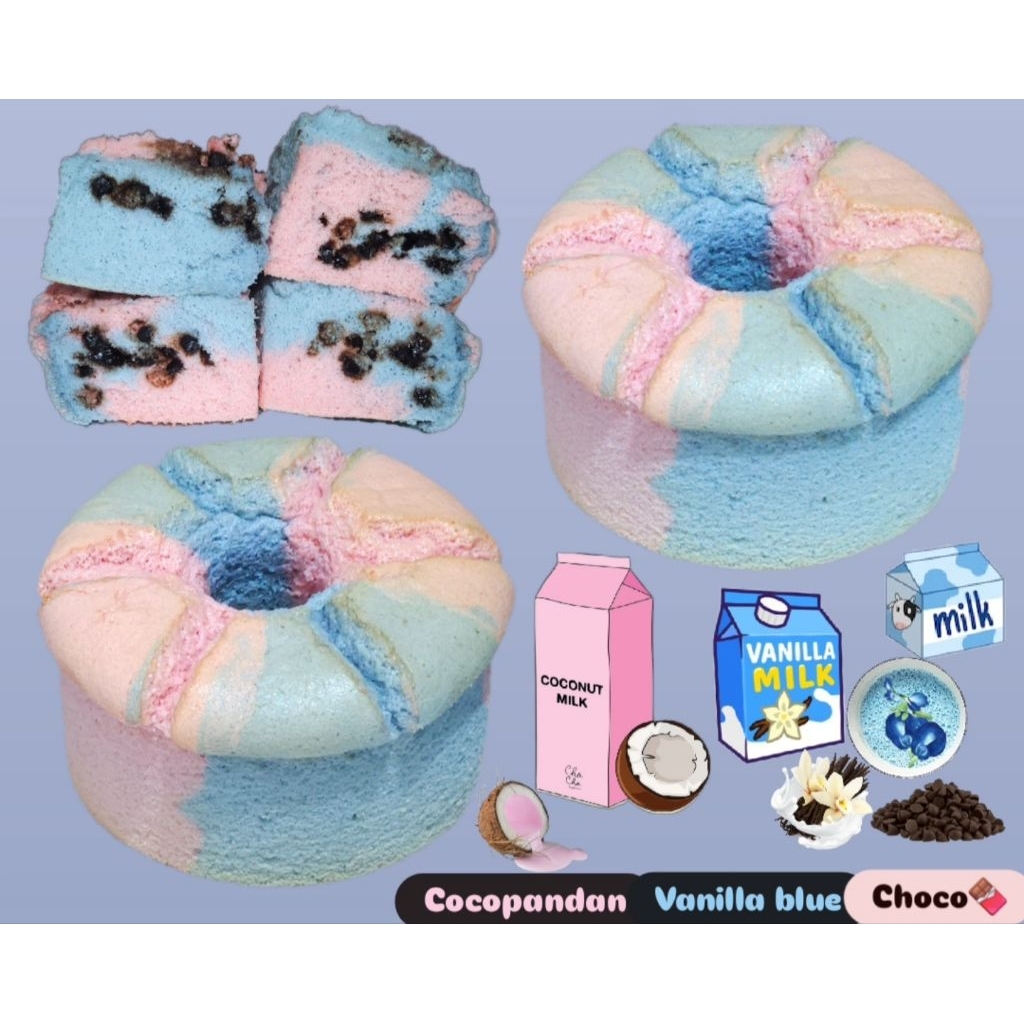 

Two Tone Chiffon Cake