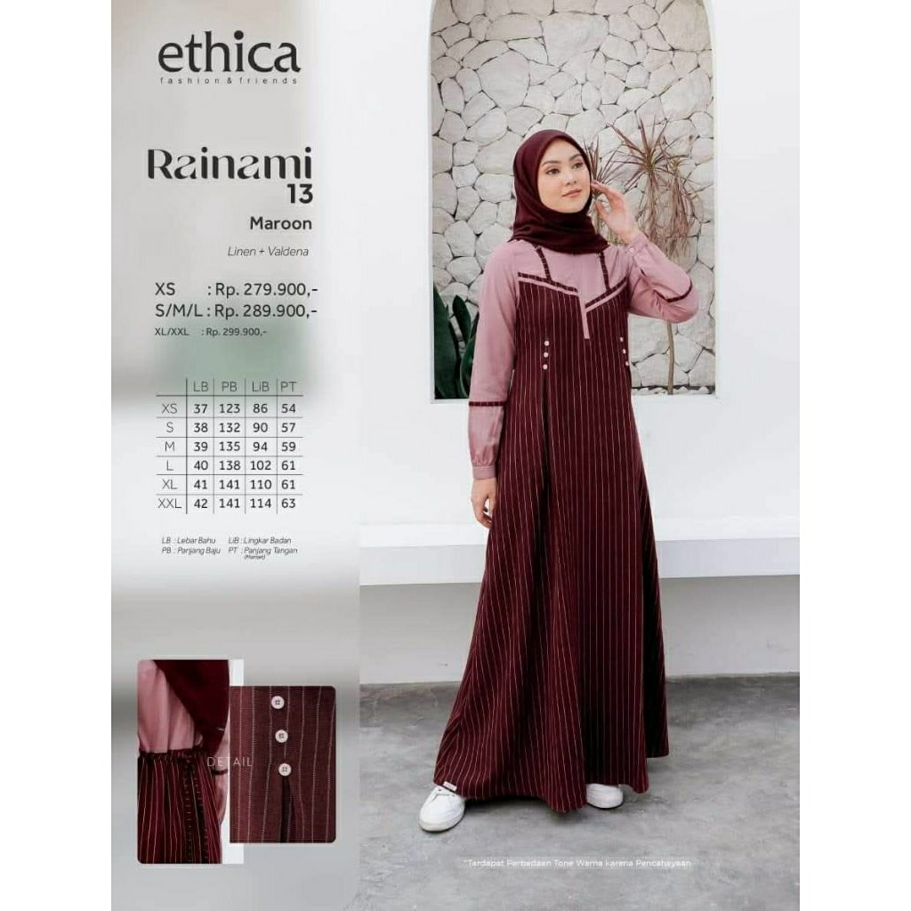 ETHICA REINAMI 13 MAROON GAMIS ETHICA