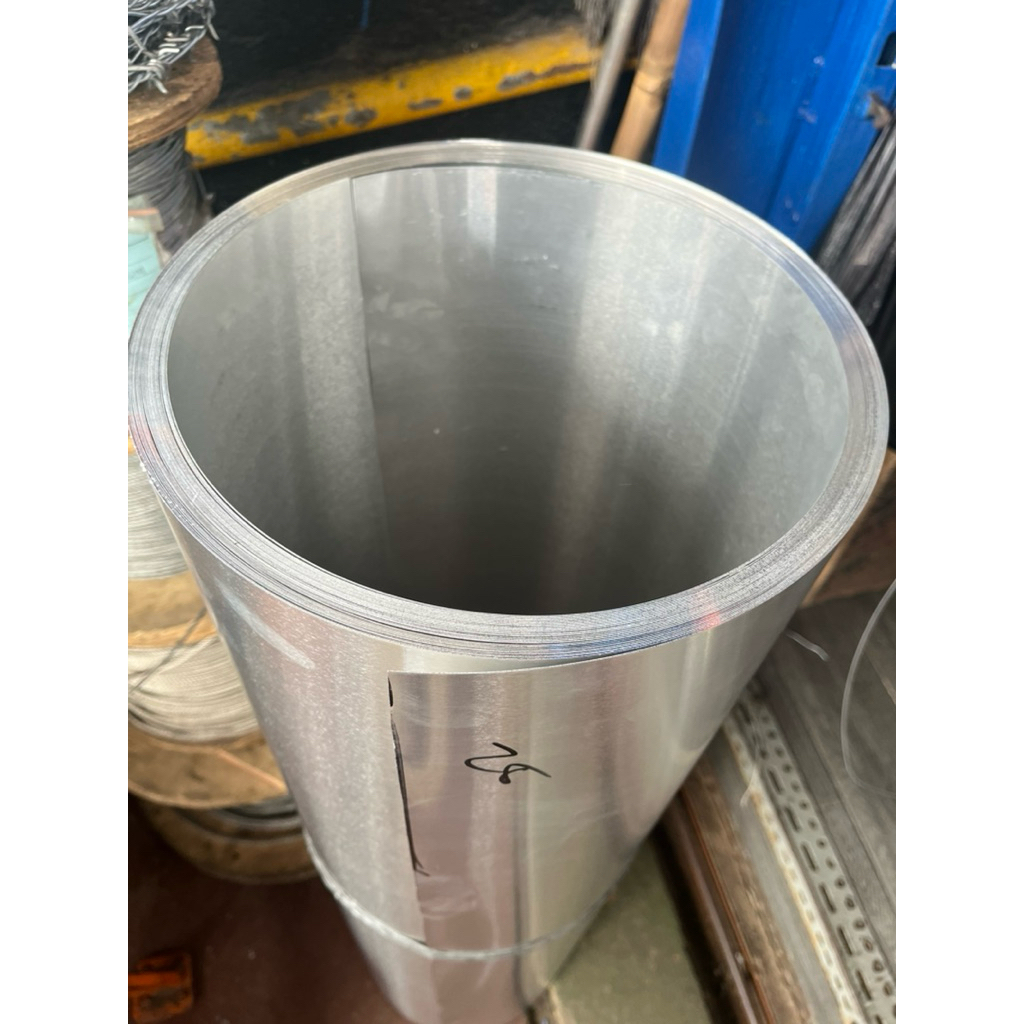 seng plat alumunium tebal 0,5mm meteran /seng alumunium talang air/ seng alumunium anti karat